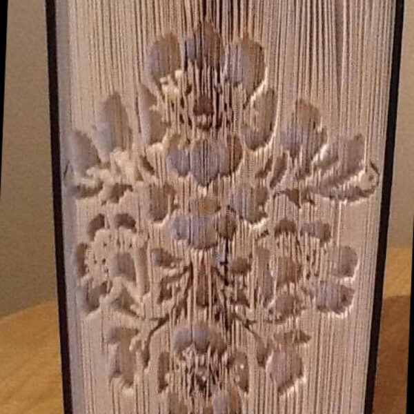 Flower Bouquet 1 - Cut & Fold Book Folding Pattern