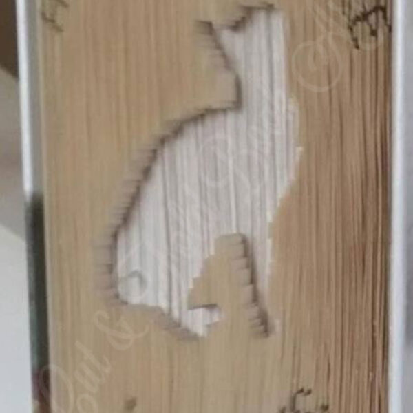 Home Is Cat - Cut & Fold Book Folding Pattern