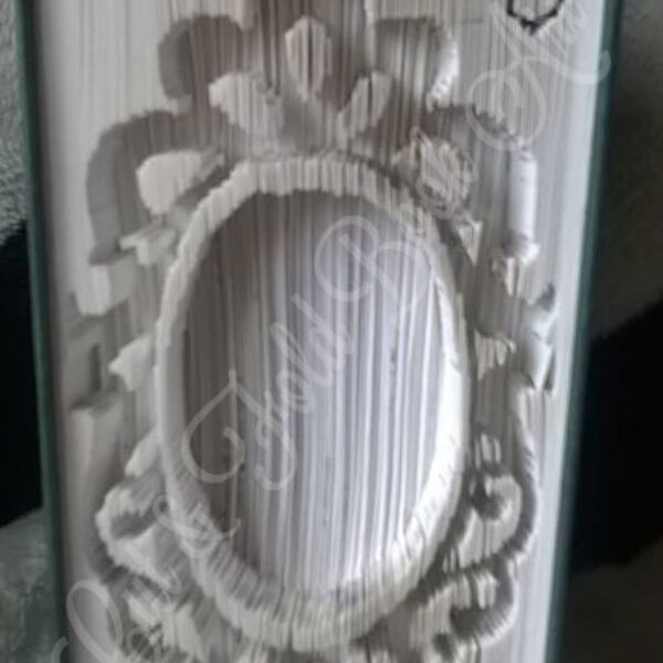 In Loving Memory Frame - Cut & Fold Book Folding Pattern