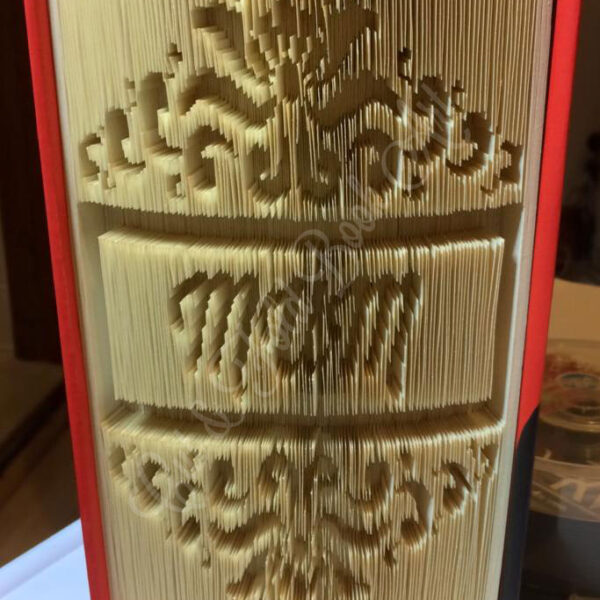 Mum - Cut & Fold Book Folding Pattern