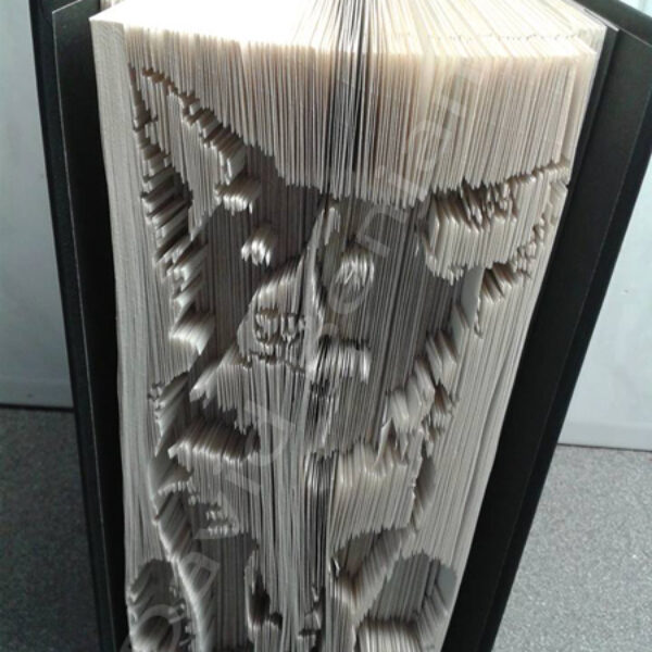 Border Collie - Cut & Fold Book Folding Pattern