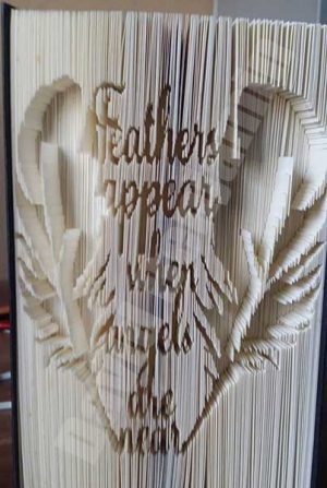 Feathers Appear - Cut & Fold Book Folding Pattern