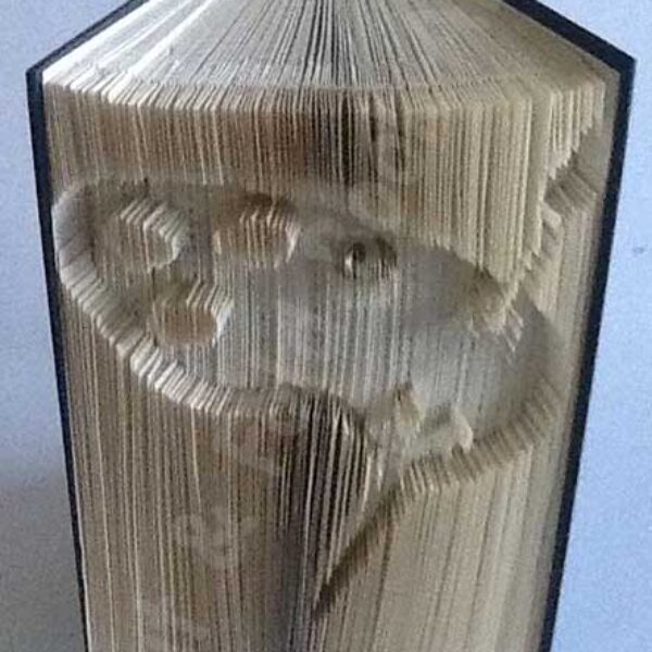 Paint Pallette - Cut & Fold Book Folding Pattern