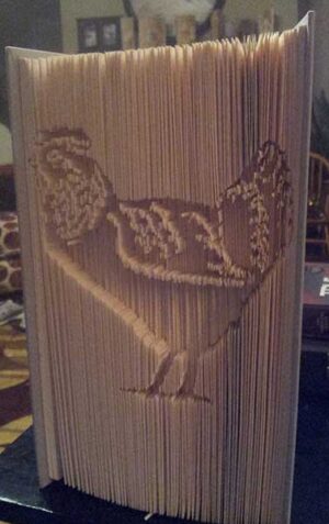 Chicken - Cut & Fold Book Folding Pattern