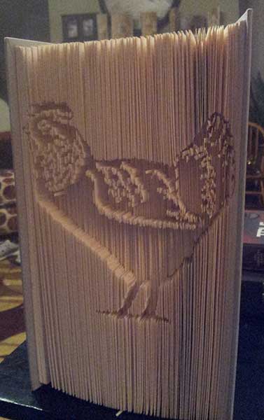 Chicken - Cut & Fold Book Folding Pattern