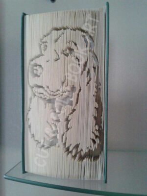 Cocker Spaniel - Cut & Fold Book Folding Pattern