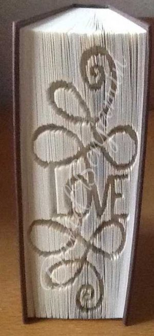 Filigree Love - Cut & Fold Book Folding Pattern