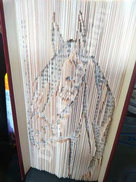Horse Head - Cut & Fold Book Folding Pattern