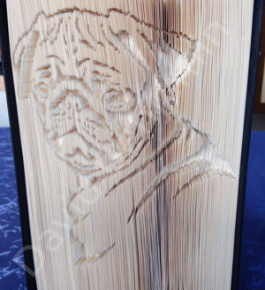 Pug - Cut & Fold Book Folding Pattern