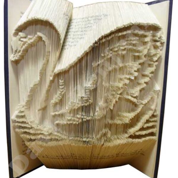 Swan - Cut & Fold Book Folding Pattern