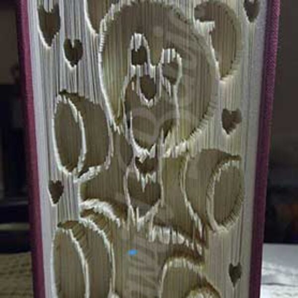 Loveable Teddy - Cut & Fold Book Folding Pattern