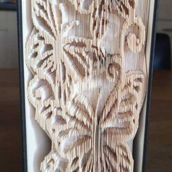 3 Butterflies - Cut & Fold Book Folding Pattern