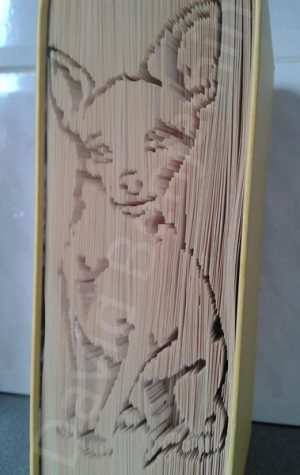 Chihuahua - Cut & Fold Book Folding Pattern