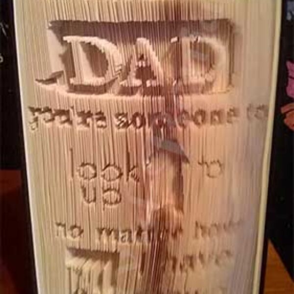 Father How Tall - Cut & Fold Book Folding Pattern