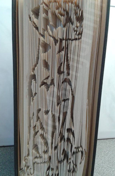 Doberman - Cut & Fold Book Folding Pattern
