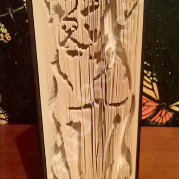 Labrador - Cut & Fold Book Folding Pattern