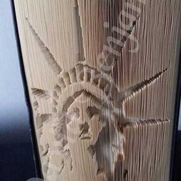 Statue of Liberty - Cut & Fold Book Folding Pattern