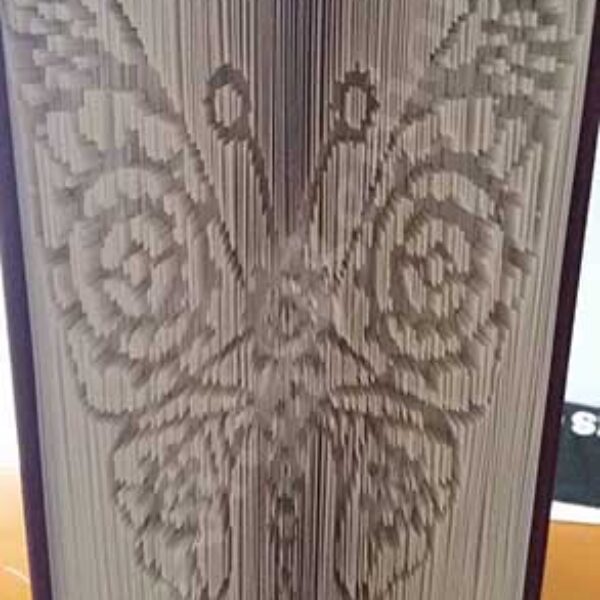 Steampunk Butterfly - Cut & Fold Book Folding Pattern