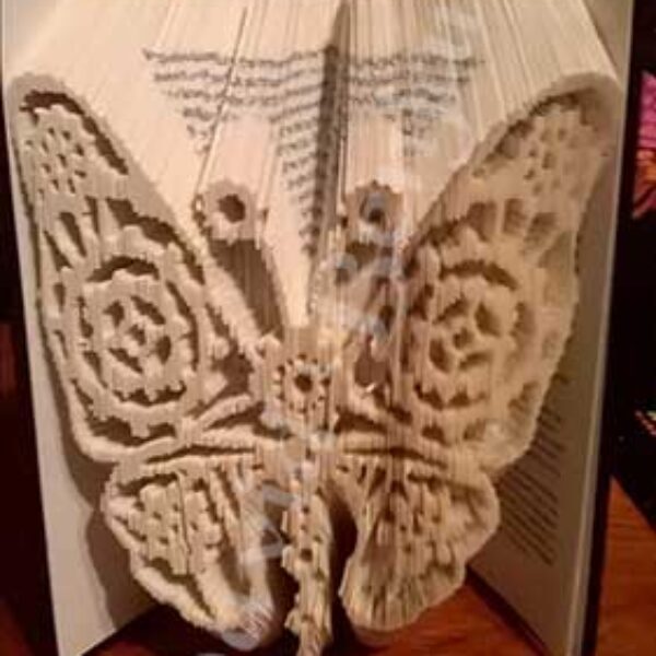 Steampunk Butterfly - Cut & Fold Book Folding Pattern