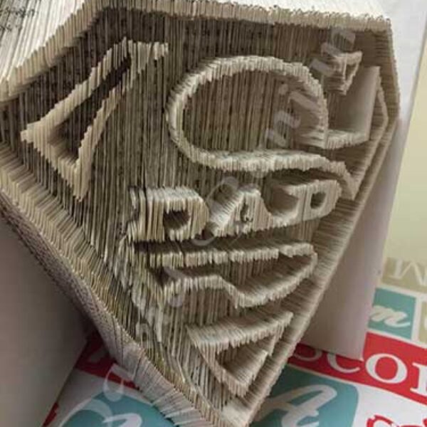Super Dad - Cut & Fold Book Folding Pattern