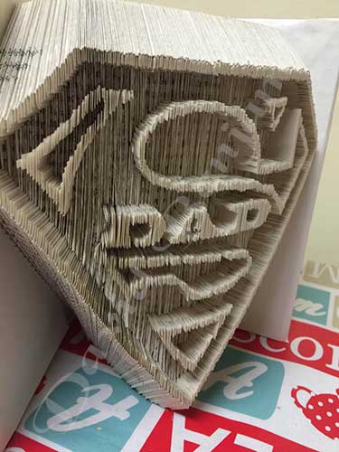 Super Dad - Cut & Fold Book Folding Pattern - Image 2