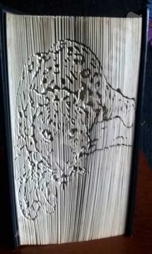 Cheetah - Cut & Fold Book Folding Pattern