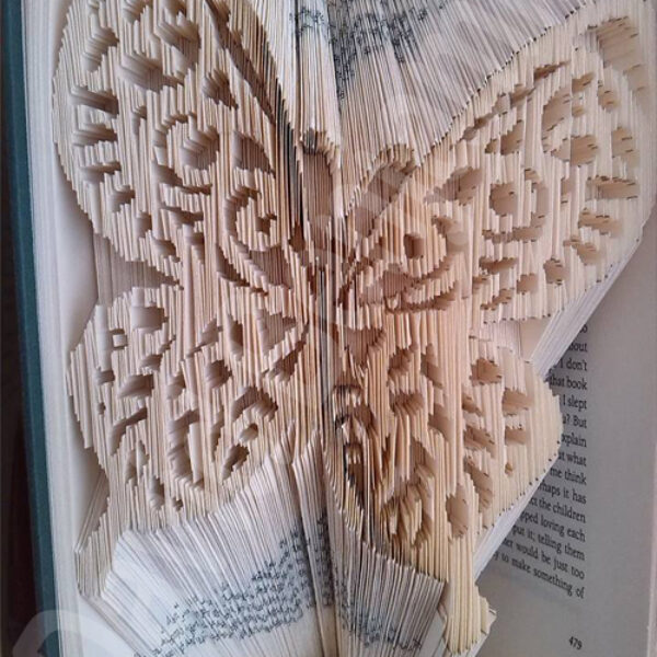 Elegant Butterfly 2 - Cut & Fold Book Folding Pattern