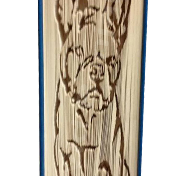 French Bulldog 2 - Cut & Fold Book Folding Pattern