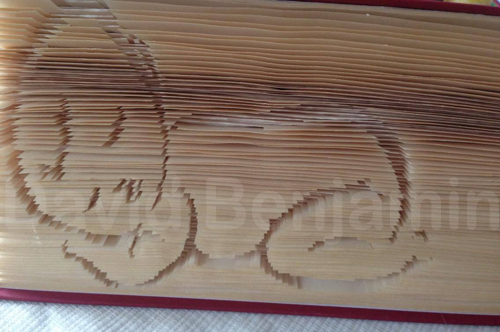 Sleeping Baby - Cut & Fold Book Folding Pattern