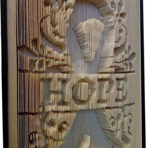 Awareness Hope - Cut & Fold Book Folding Pattern