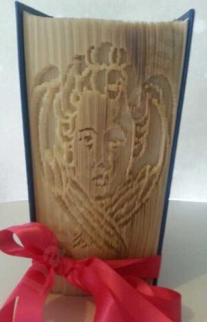 Cherub Face - Cut & Fold Book Folding Pattern