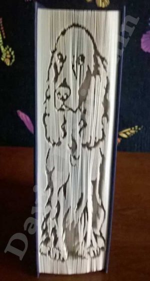 Cocker Spaniel 2 - Cut & Fold Book Folding Pattern