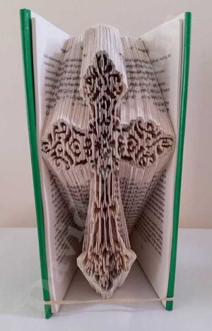 Fancy Cross - Cut & Fold Book Folding Pattern