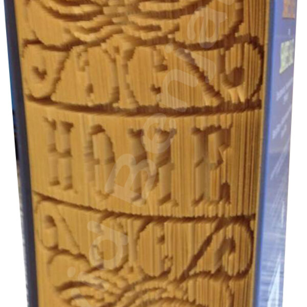Fancy Border Home - Cut & Fold Book Folding Pattern
