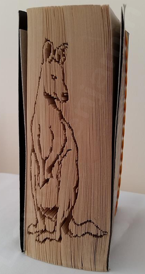 Kangaroo - Cut & Fold Book Folding Pattern