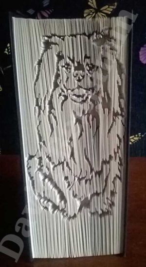 Pekingnese - Cut & Fold Book Folding Pattern