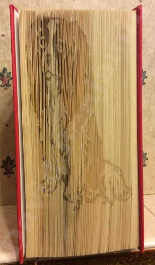 King Charles Spaniel - Cut & Fold Book Folding Pattern