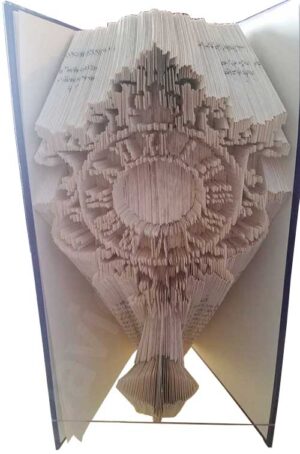 Clock 2 - Cut & Fold Book Folding Pattern