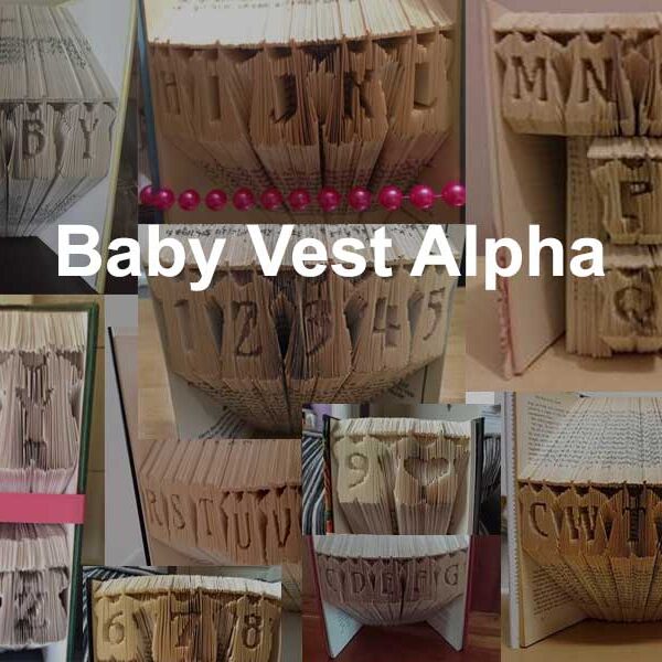 Baby Vest - Cut & Fold Book Folding Pattern