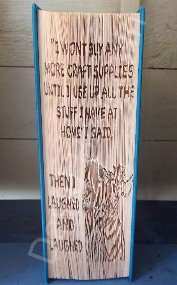 Craft Supplies - Cut & Fold Book Folding Pattern