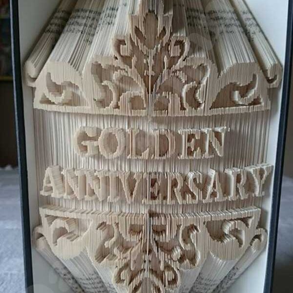 Golden Anniversary - Combi Cut & Fold Book Folding Pattern
