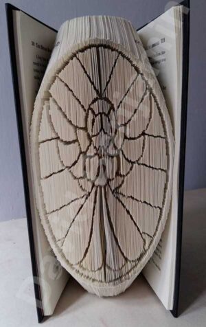 Stained Glass Angel - Cut & Fold Book Folding Pattern