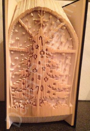 Christmas Window - Combi Cut & Fold Book Folding Pattern