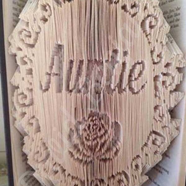 Auntie - Combi Cut & Fold Book Folding Pattern