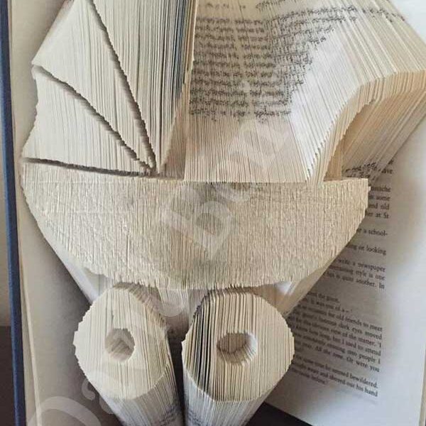 Baby Pram - Combi Cut & Fold Book Folding Pattern