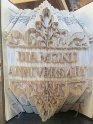 Diamond Anniversary - Combi Cut & Fold Book Folding Pattern