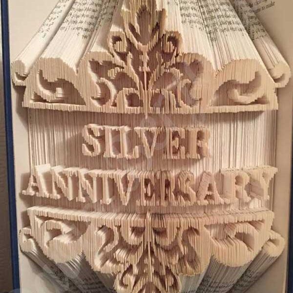 Silver Anniversary - Combi Cut & Fold Book Folding Pattern