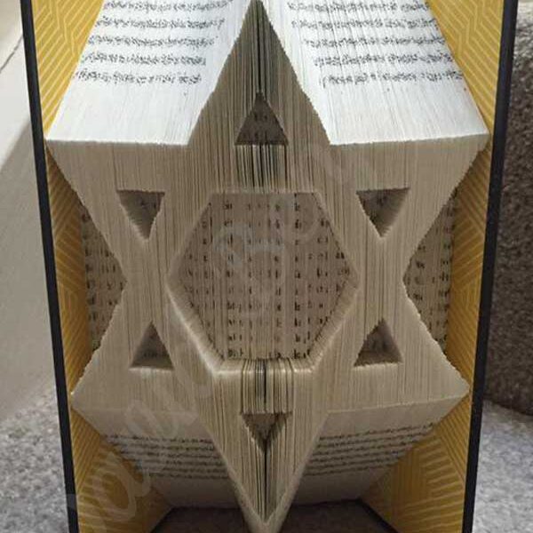 Star of David - Combi Cut & Fold Book Folding Pattern