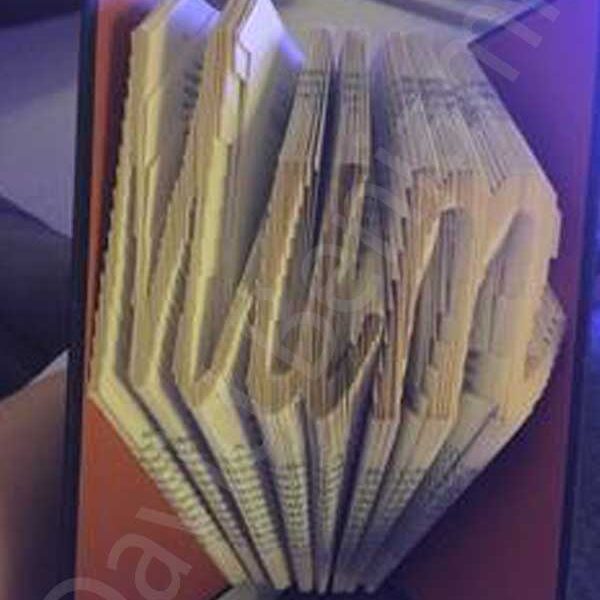 Cassie Large Alpha - Cut & Fold Book Folding Patterns