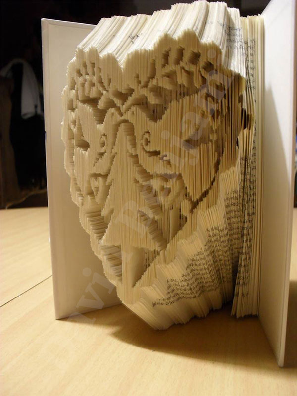 Christmas Heart - Combi Cut & Fold Book Folding Pattern - Image 2